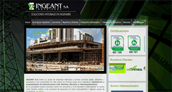 Desktop Screenshot of ingeant.com.co